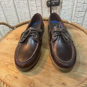 NWOT Sperry Authentic Original Classic Top-Siders Leather Amaretto boat shoes 12